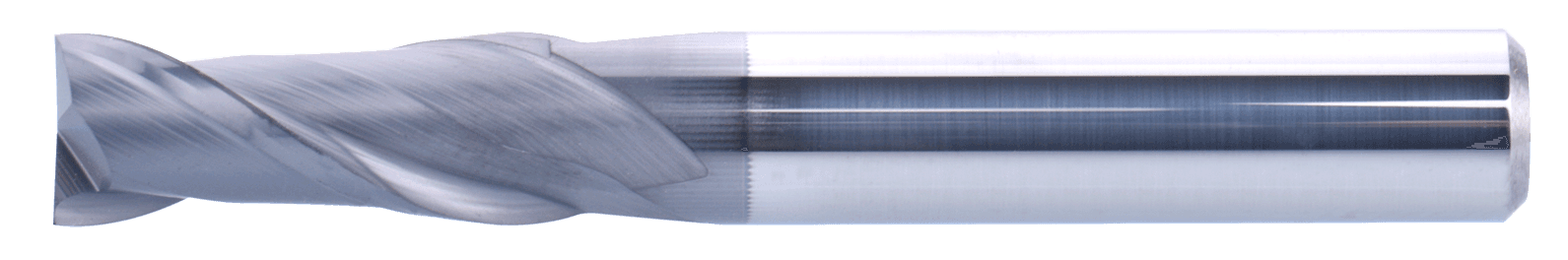 20 mm Carbide End Mill, 2 Flutes, Flat, Standard length, For P, M, K materials, AlCrN coated, Helix angle 35 degree, LOC 45 mm