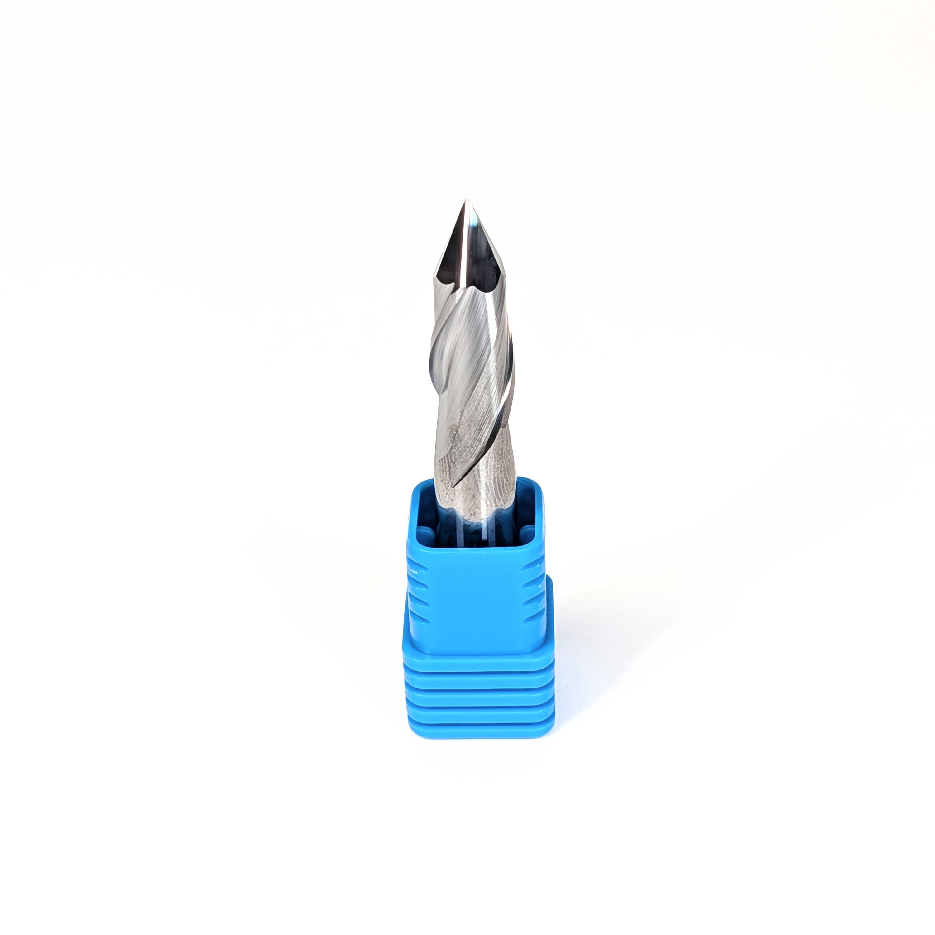 3/8" Carbide Drill Mill, 2 flutes, 60°, 1" LOC, Uncoated