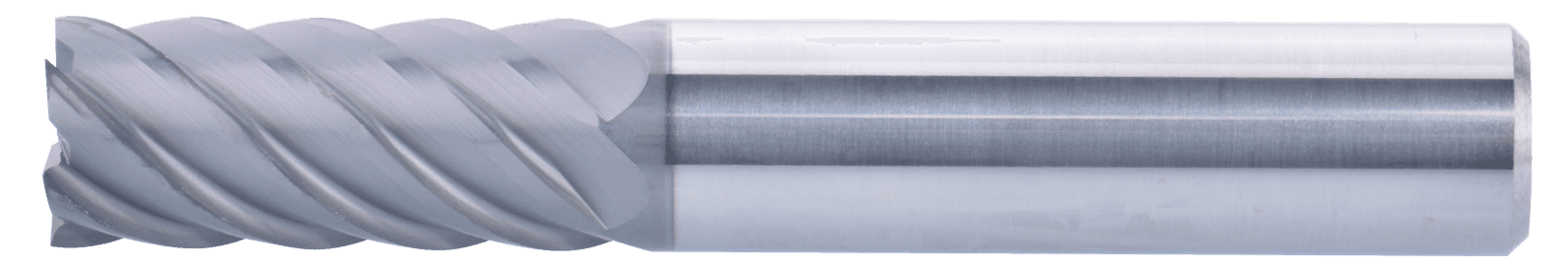 20 mm Carbide End Mill, 6 Flutes, Flat, Standard length, For P, M, K materials, AlCrN coated, Helix angle 45 degree, LOC 45 mm