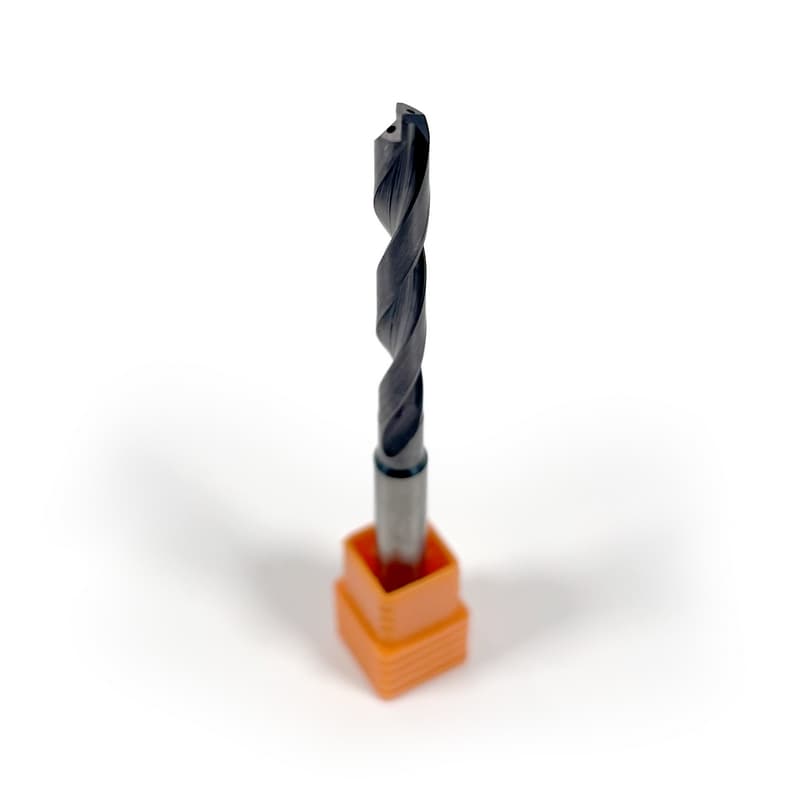 5mm Carbide Drill, 2 flutes, 5xD, Through Tool Coolant - 140°, 35mm LOC, Coated