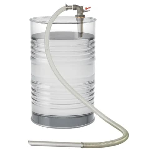 Vacuum air pump (fluid extractor) for CNC machines. Drum (55 GAL / 208L) mounting design