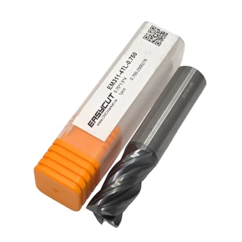 3/4" Carbide Square End Mill, 4 flutes, 1.5" LOC, AlCrN Coated