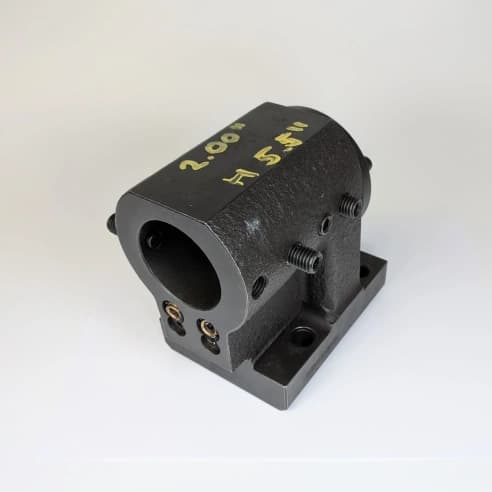 2" Dia. Boring Bar Block, BMT65, 5.5" Overall Height - Showroom Unit