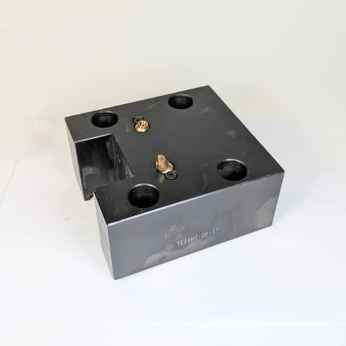 1" Square OD Turning Tool Block, BOT 66 x 90 mm, 2.559" Overall Height - Pre-Owned